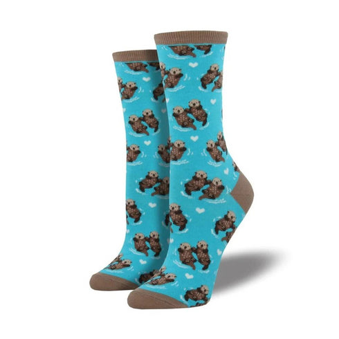 Bright Blue Ice Cold Funky Socks